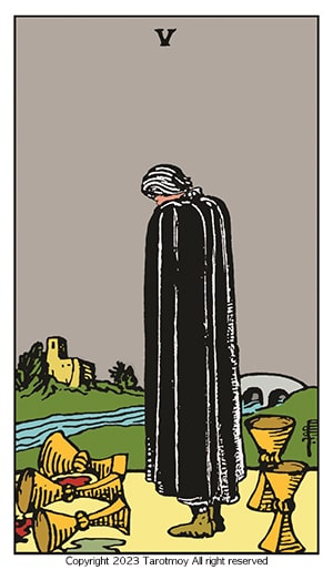 five of cups